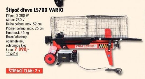Štípač dřeva LS700 VARIO - UNI HOBBY akcniletaky.com