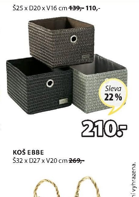 KOŠ EBBE - Jysk akcniletaky.com