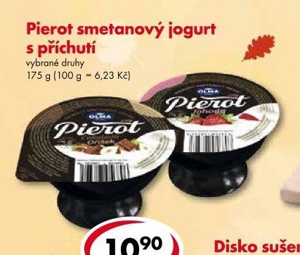 Pierot smetanový jogurt