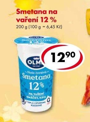 Smetana na vaření 12 %