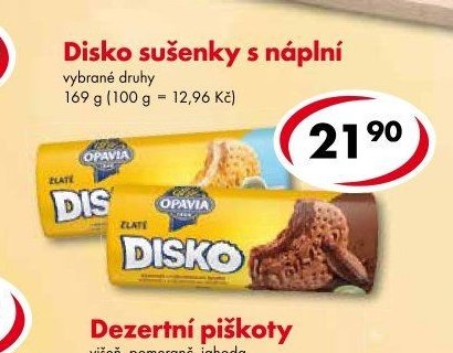 Disko sušenky s náplní