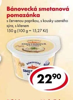 Bánovecká smetanová pomazánka