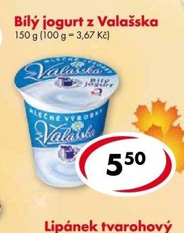 Bílý jogurt z Valašska