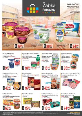 akční leták Žabka 1.9.2021-14.9.2021
