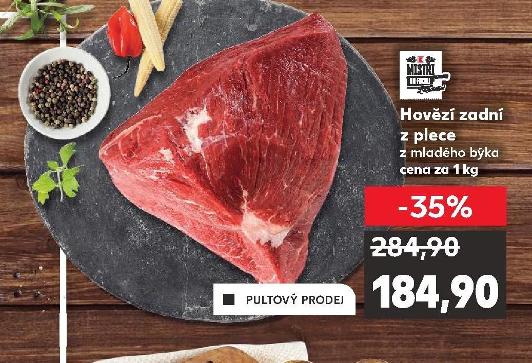 Hovězí zadní z plece z mladého býka