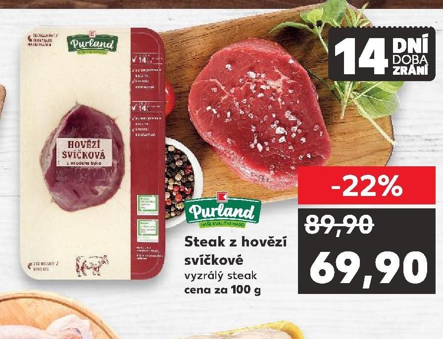 Steak z hovězí svíčkové