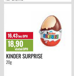 Čokoládové vajíčko s překvapením Kinder Surprise