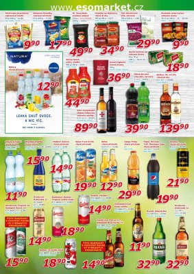 akční leták ESO MARKET 8.9.2021-19.9.2021