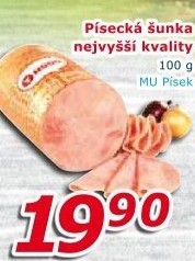Šunka písecká nejvyšší kvality Maso uzeniny Písek