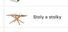 Stoly a stolky