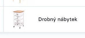 Drobný nábytek