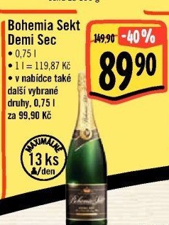 Bohemia Sekt Demi Sec