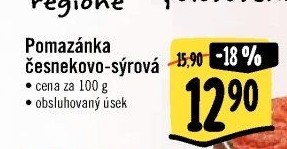 Česneková pomazánka se sýrem