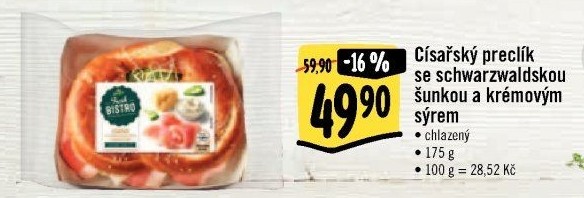 Císařský preclík Albert Fresh Bistro