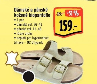 Dámské biopantofle
