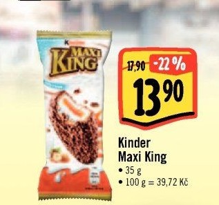 Dezert Maxi King Kinder