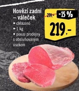 Hovězí zadní váleček