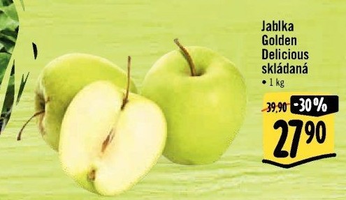 Jablka Golden Delicious
