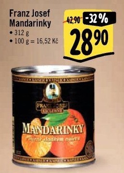 Kompot mandarinky Franz Josef