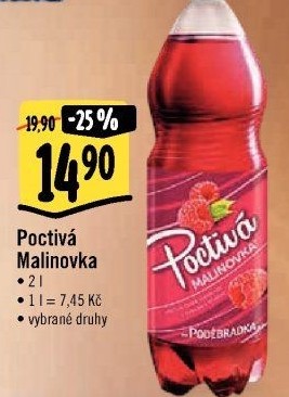 Limonáda Poctivá Poděbradka