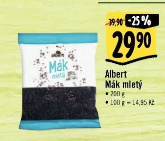 Mák mletý Albert