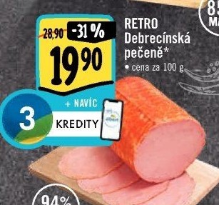 Pečeně debrecínská Albert Retro