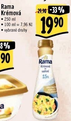 Smetana Krémová Rama