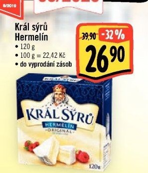 Sýr Hermelín Král sýrů