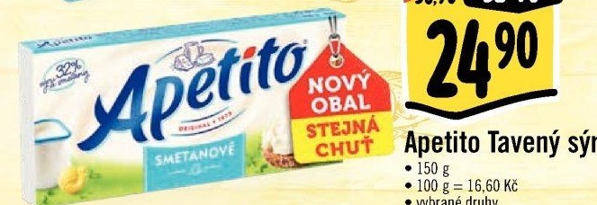 Sýr tavený Apetito