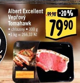 Vepřový steak tomahawk Albert Excellent