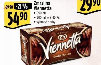 Zmrzlinová roláda Viennetta Algida