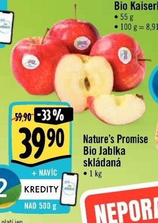 Nature's Promise Bio Jablka skládaná