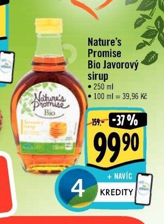 Nature's Promise Bio Javorový sirup