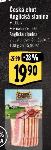 Anglická slanina Česká Chuť