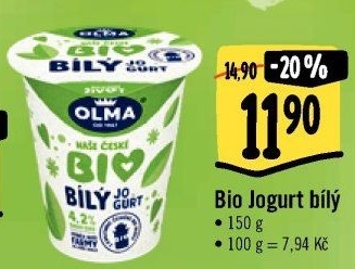 Bílý jogurt bio Olma