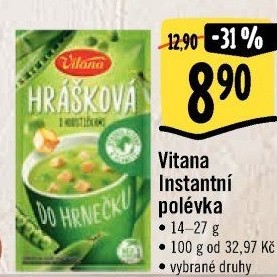 Instantní polévky Vitana