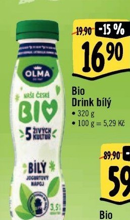 Jogurtový drink bio Olma