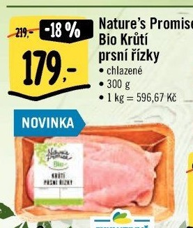 Krůtí prsní řízky bio Nature'