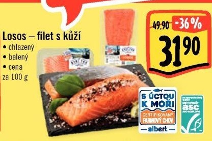 Losos filety Albert
