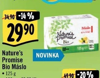 Máslo bio Nature'