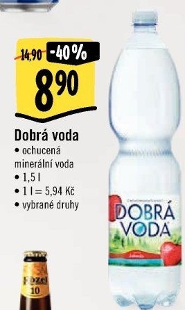 Ochucená voda Dobrá voda