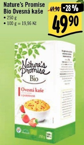 Ovesná kaše bio Nature'