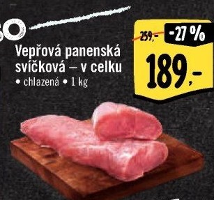 Panenka vepřová svíčková