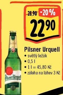 Pivo Pilsner Urquell