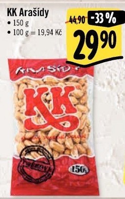 Pražené arašídy KK