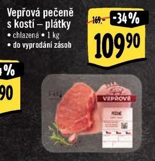 Vepřová pečeně s kostí Albert