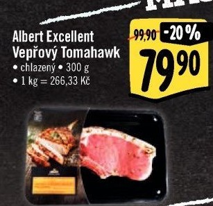 Vepřový steak tomahawk Albert Excellent