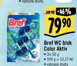 WC blok tuhý Power Aktiv Bref