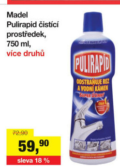 Čističe Pulirapid