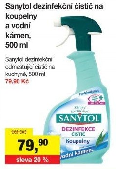 Dezinfekční čistič koupelen Sanytol